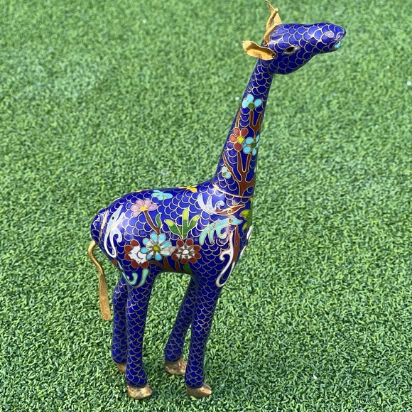 Vintage Cloisonné Giraffe Figurine – 6.25” Tall, Rare & Hard to Find - Picture 8 of 8